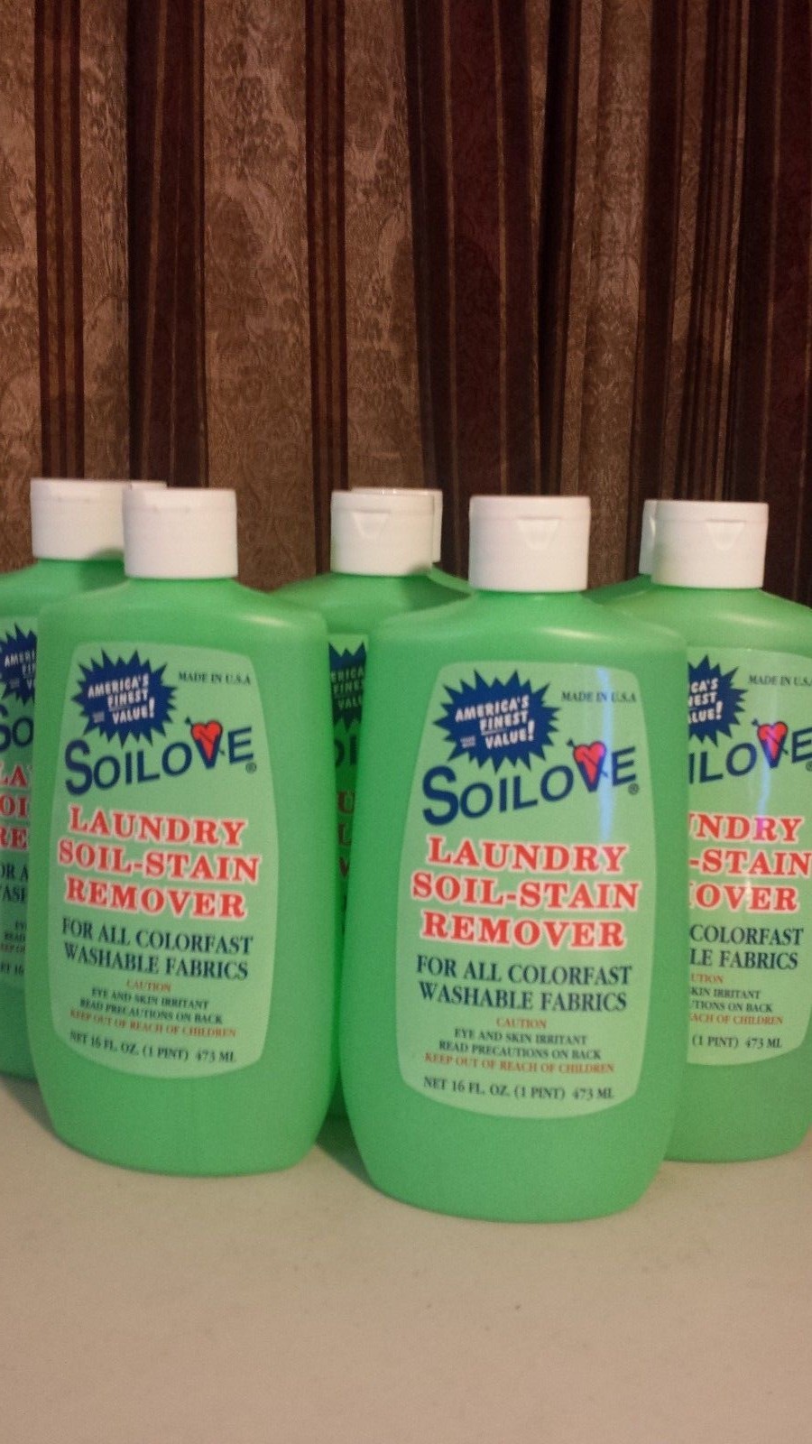 9 Bottles of Soilove Laundry Soil-Stain Remover 16 OZ FAST SHIPPING ORIGINAL USA