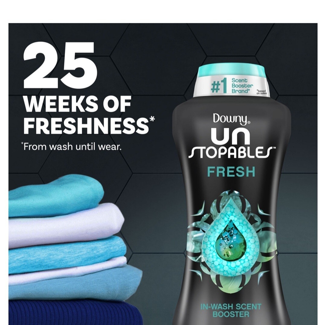 Downy Unstopables In-Wash Scent Booster Beads, Fresh (34 oz.)