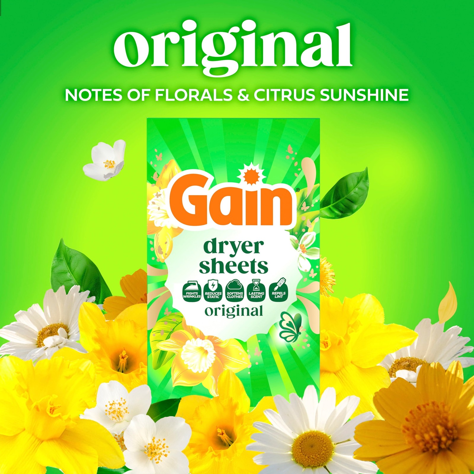 (4 pack) Dryer Sheets, Original Scent, 240 Count