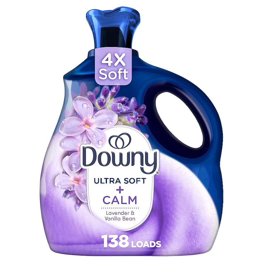 Downy Ultra Soft CALM Lavender, Vanilla Fabric Softener Liquid 138 Loads 93 -Oz