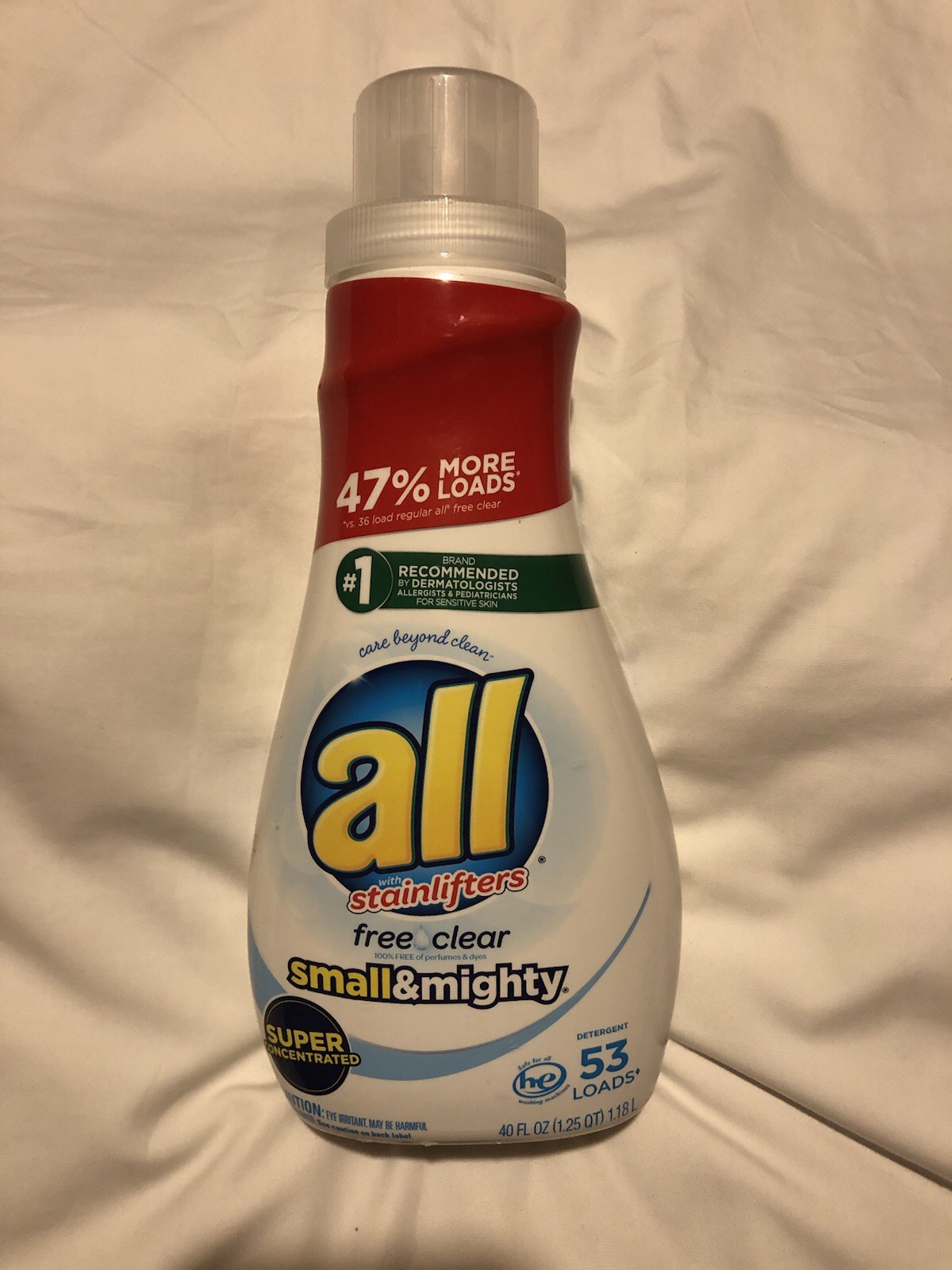 All Stainlifters Small & Mighty Super Concentrated Laundry Detergent HE 40 Fl Oz