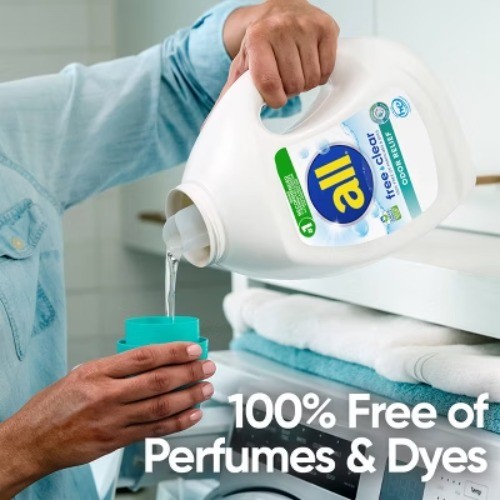 All Ultra Free Clear Odor Relief HE Liquid Laundry Detergent 79 Loads -118 fl oz