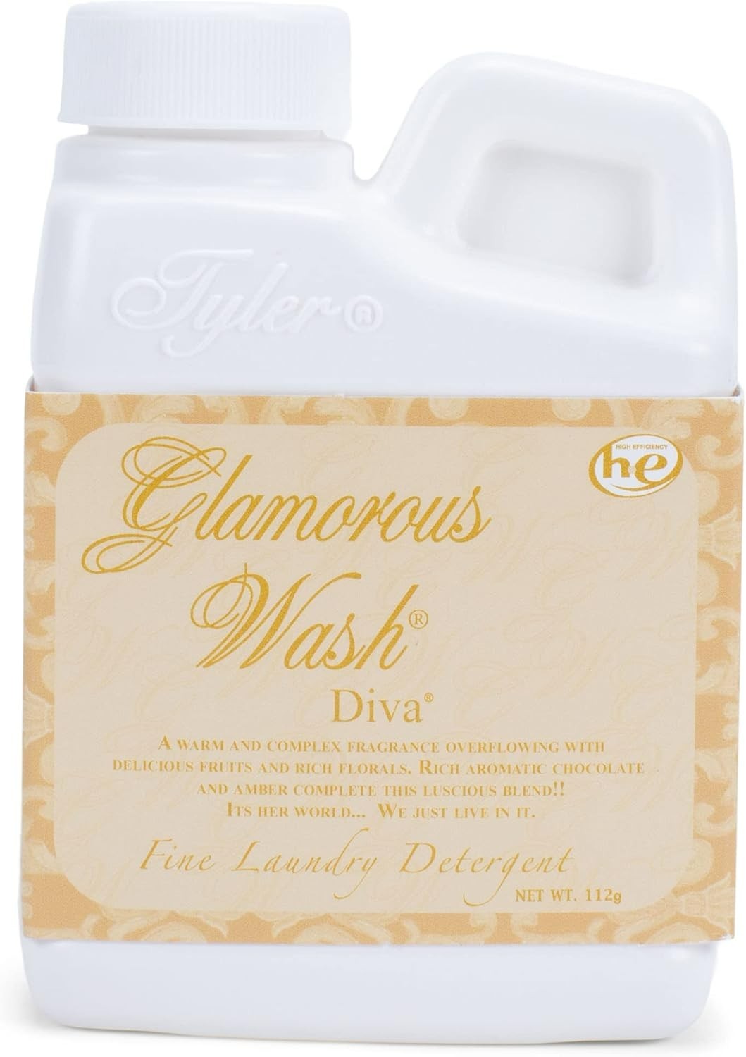 Travel Size 4oz Diva Glamorous Wash – Elegant Laundry Care by Tyler Candle Co