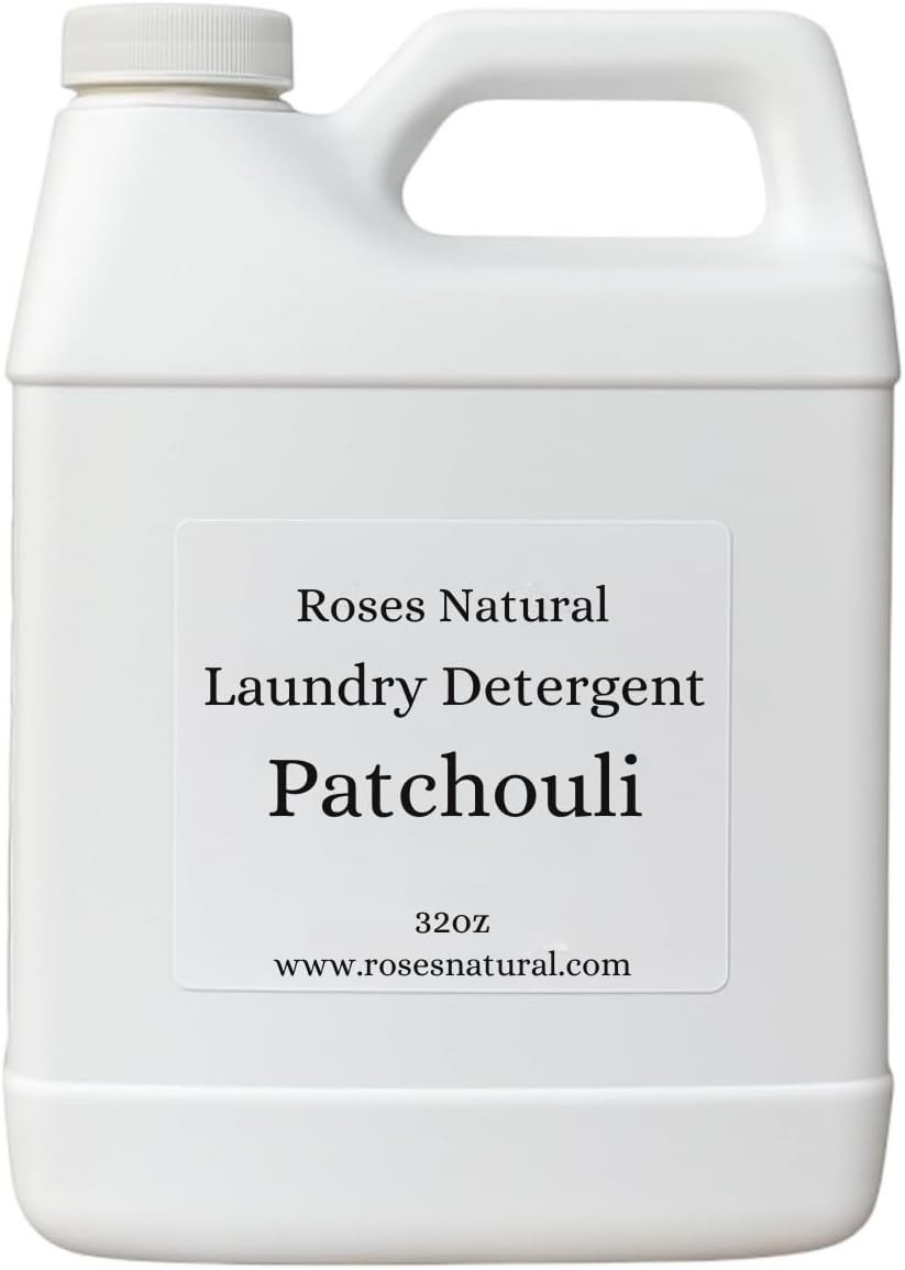Patchouli Laundry Detergent, HE Safe, Musky Patchouli Scented, All-Natural