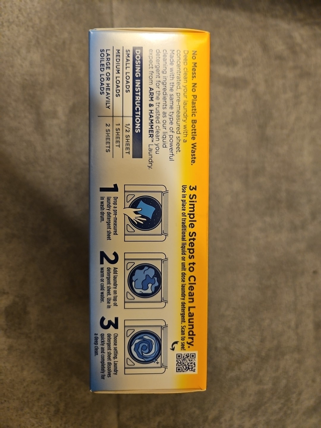 (5-Pack) Arm & Hammer Fresh Linen Scent Power Laundry Detergent Sheets 50 count