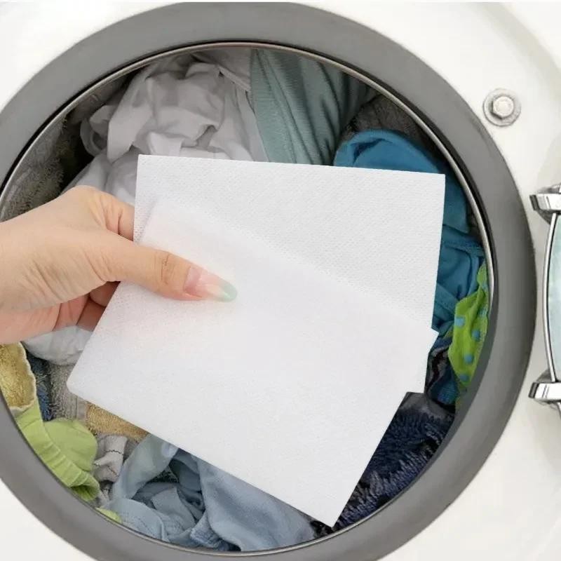 Laundry Color Catcher Sheets Anti Stain Washing Machine Dye Absorbing Cloth