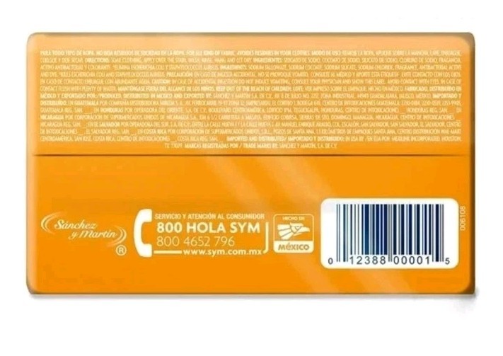 12x Lirio Laundry Bar Soap 400g Lavanderia Stain Remover Wash Clothes Family SZ