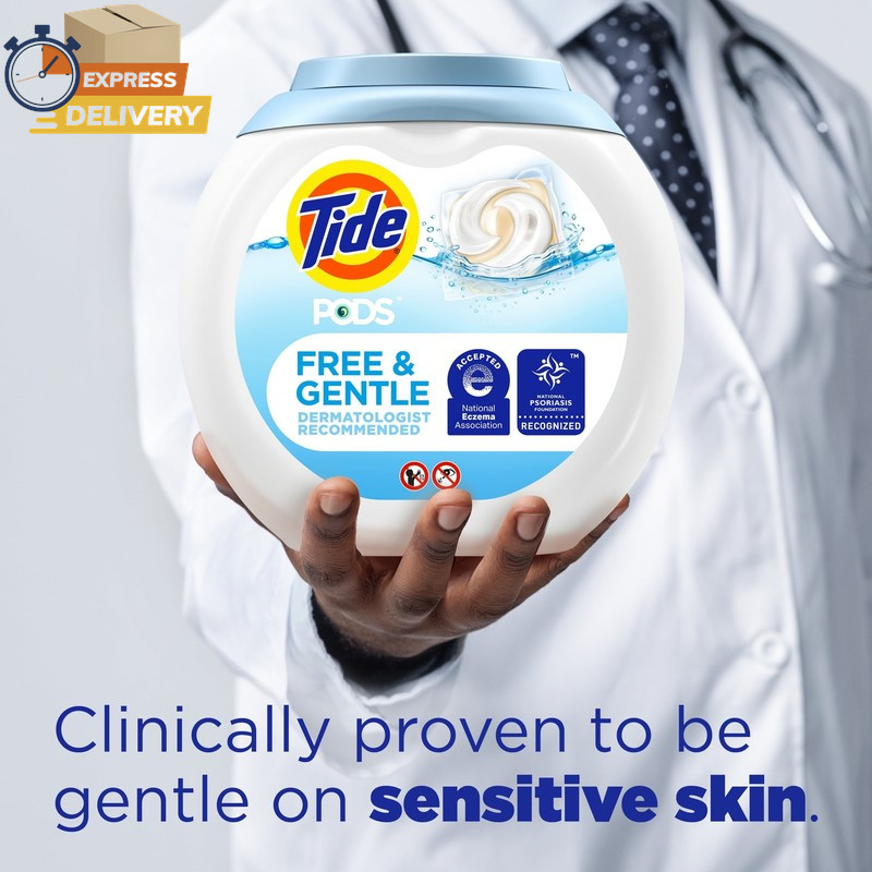 PODS Free and Gentle Liquid Laundry Detergent Pacs, 112 Count ✅ 👈