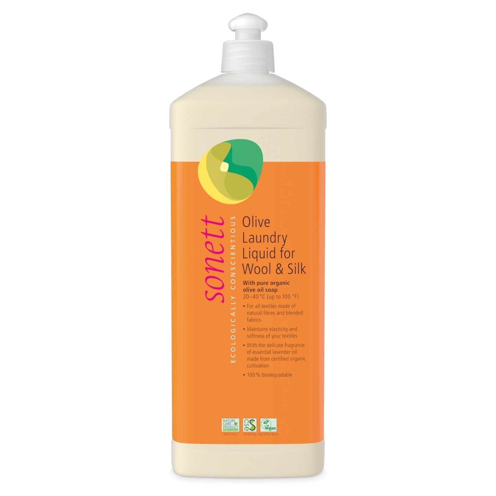 Organic Olive Laundry Liquid for Wool & Silk – 34 oz, Eco-Friendly Detergent
