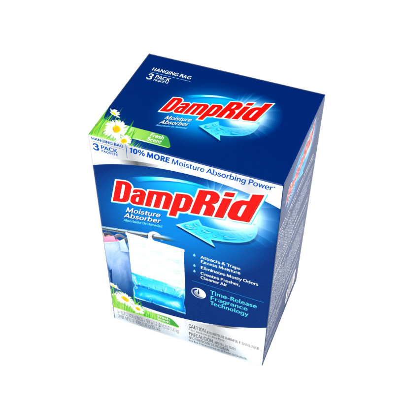 4-Pack DampRid 14.5 Oz. Fresh Scent Hanging Moisture Absorber, DampRid