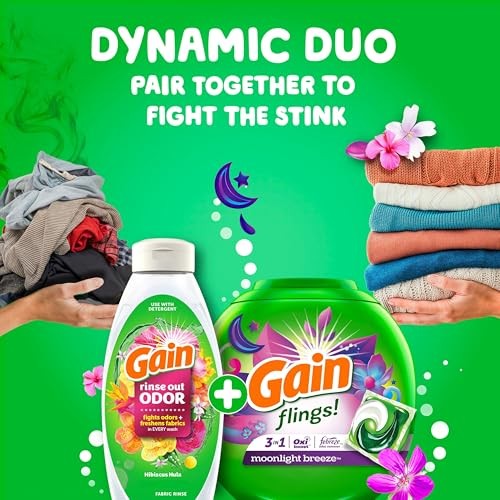 Gain 42 Count (Pack of 1), Flings Moonlight Breeze 42 Laundry Pacs
