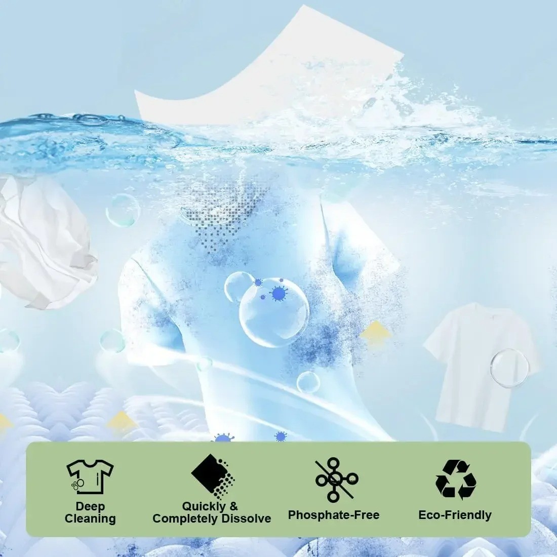 100PCS Laundry Color Catcher Sheets Anti Dye Transfer Washing Machine Paper