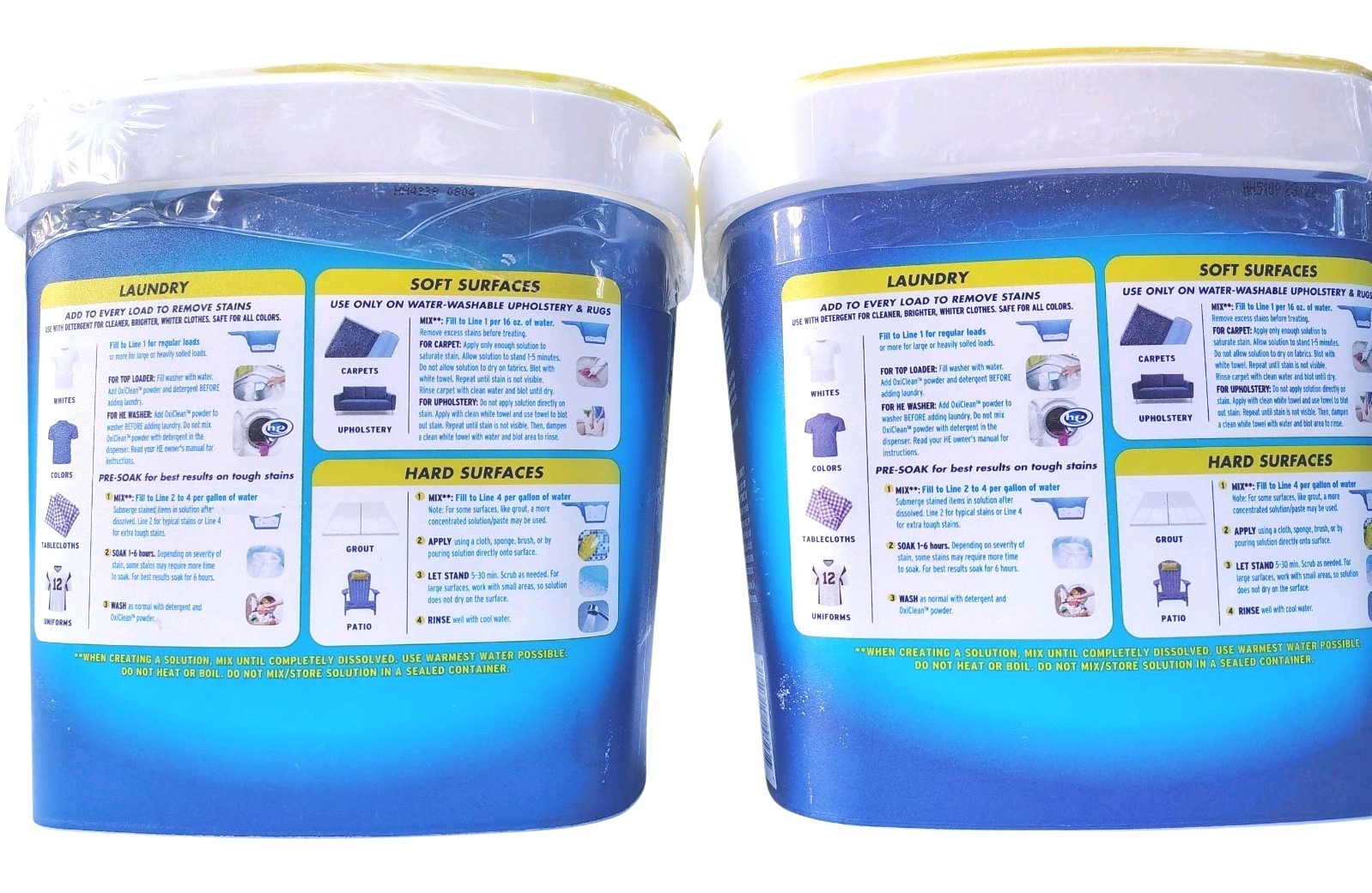 Oxiclean Laundry Odor Blasters Versatile Odor & Stain Remover Powder 5lb X 02