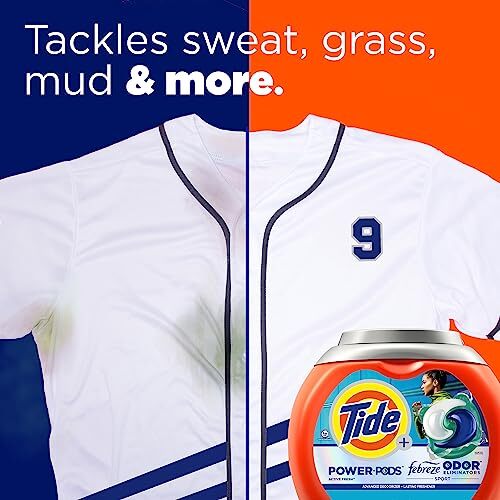 Tide Power Pods Laundry Detergent 63 Count Febreze Odor Eliminators Sport