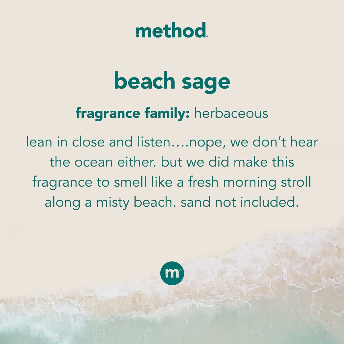 Method Liquid Laundry Detergent; Beach 53.5 Fl Oz (Pack of 1), Multicolor