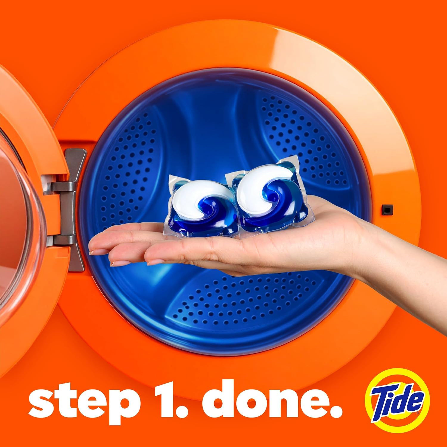 Tide Power Pods with Febreze Laundry Detergent Pacs, 45 Count, Spring & Renewal