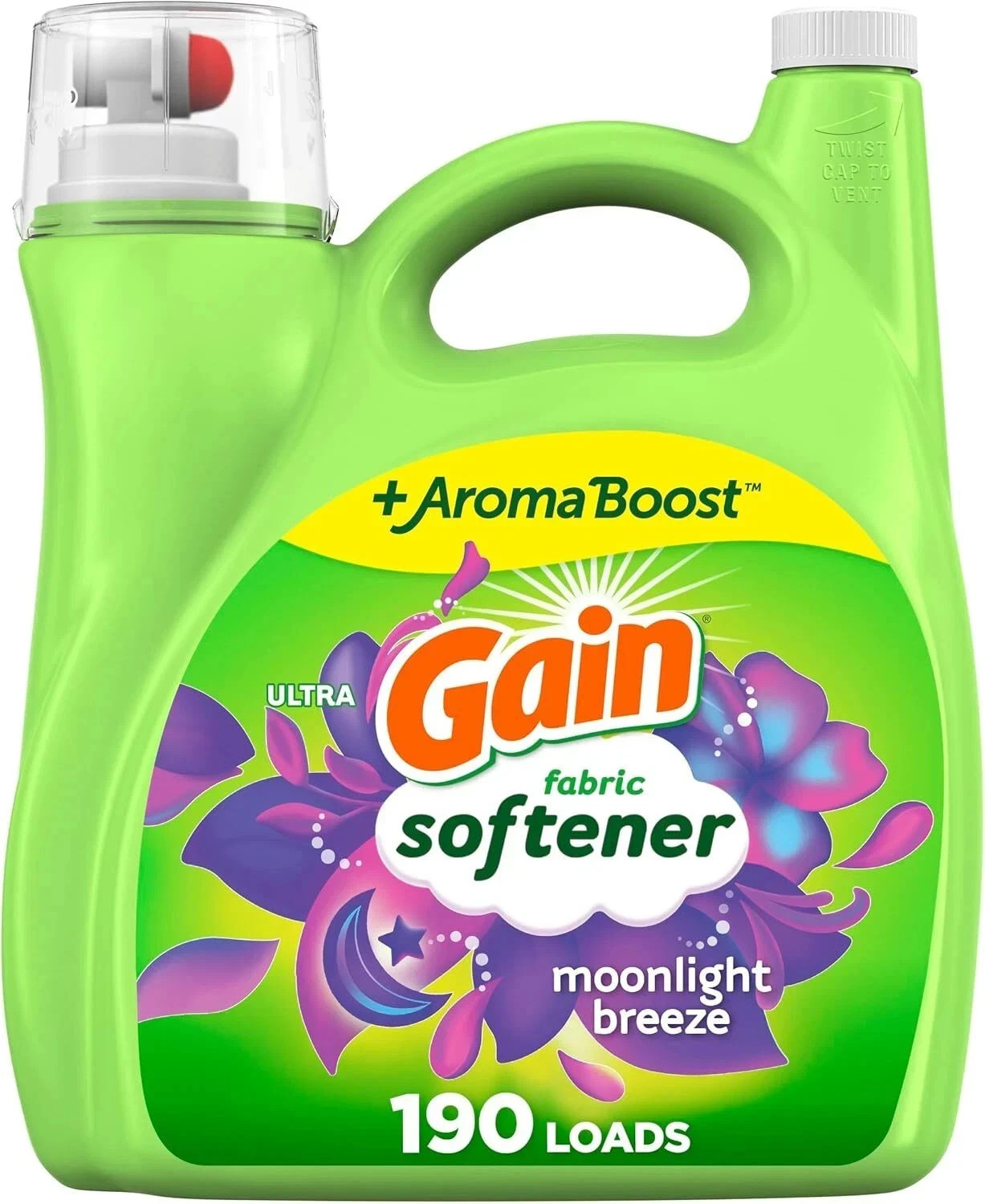 Gain Fabric Softener, Original Scent, 140 fl oz, 190 140 Fl Oz (Pack of 1)
