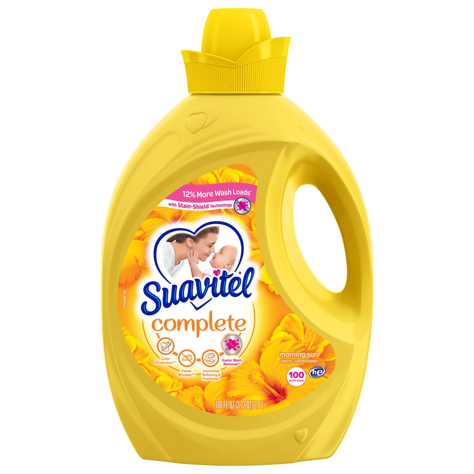 Suavitel Complete Liquid Fabric Softener, Morning Sun Scent, 100 fl oz