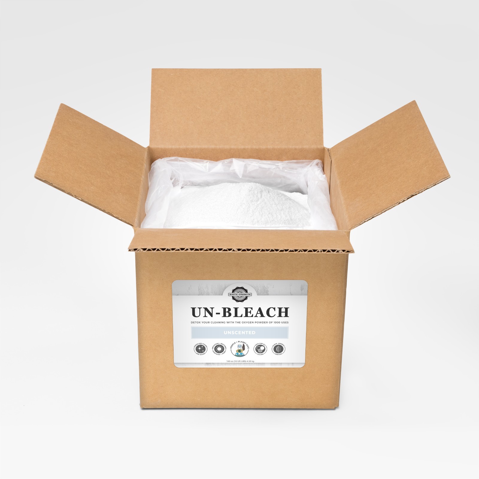 Toxin-Free Un-Bleach 10 lb | Unscented |Plant-Based | Bleach Alternative
