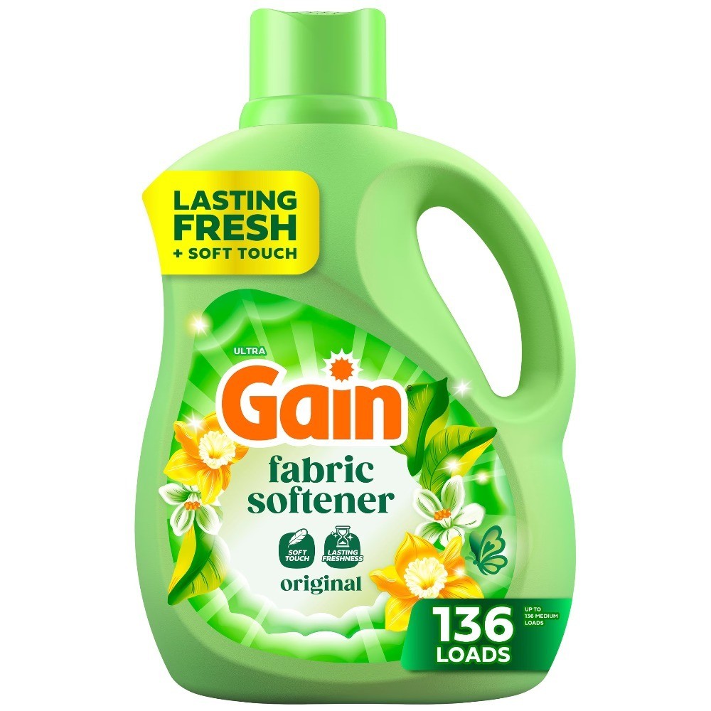 Laundry Liquid Fabric Softener Original Scent 100 fl oz Concentrated 136 Loads