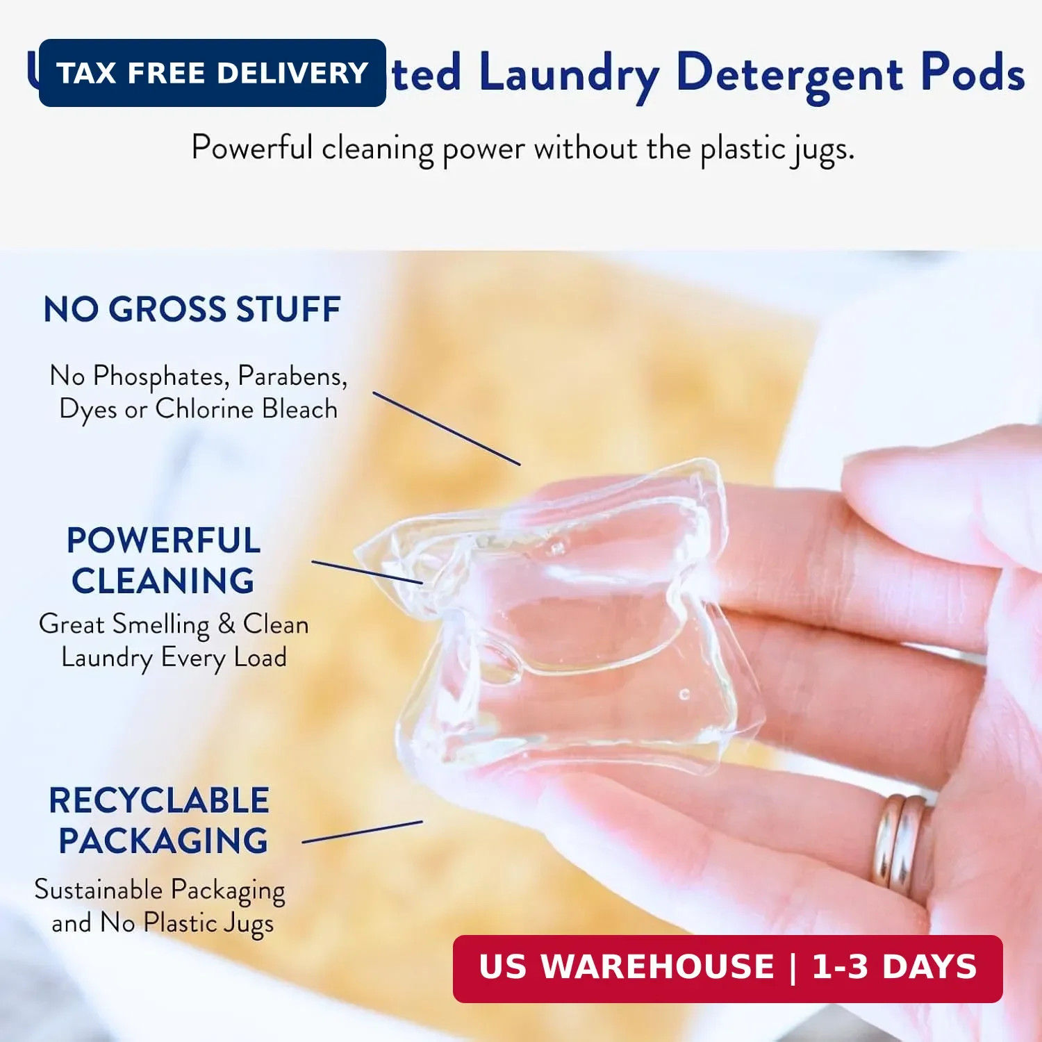 The Clean People Laundry Detergent Pods – Hypoallergenic Laundry Pods – Ultra Co