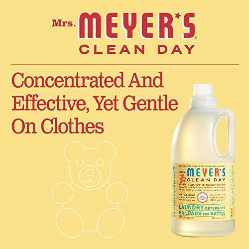 Mrs Meyer’s Clean Day Concentrated Laundry Detergent 64 Oz Pack of 2 Scented