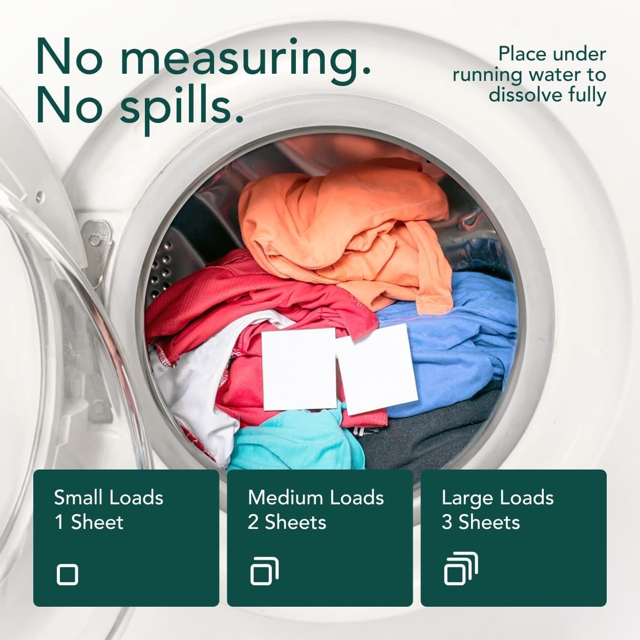 Detergent Sheets, Ocean Breeze Scent, Non-Toxic, 60 Loads | EWG Verified, Pla…