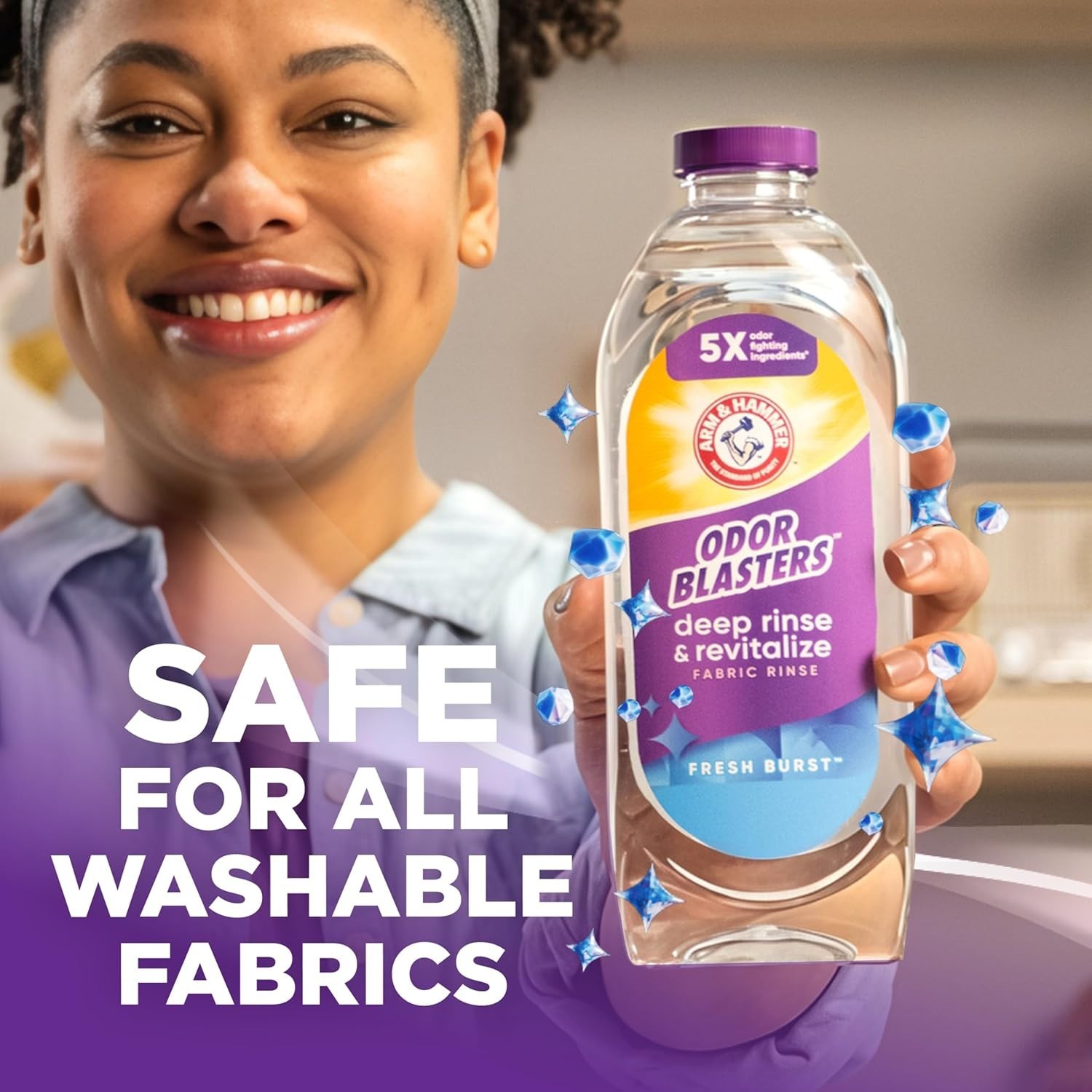 Odor Blasters Deep Rinse and Revitalize Fabric Rinse, Laundry Additive, Elimi…