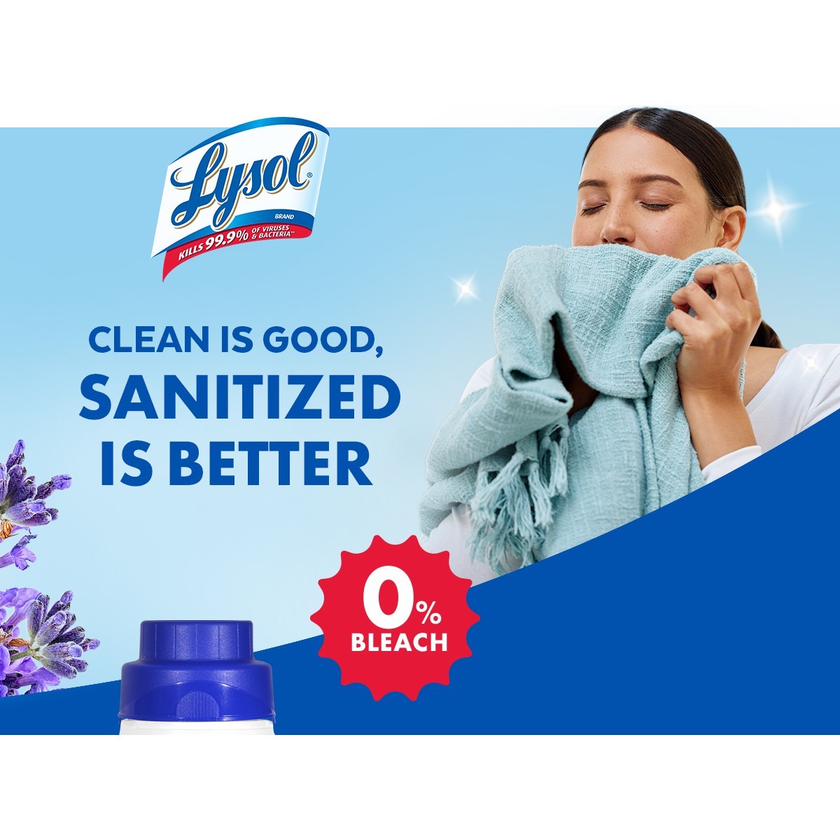 Lysol Laundry Sanitizer Lavender – 90 fl oz