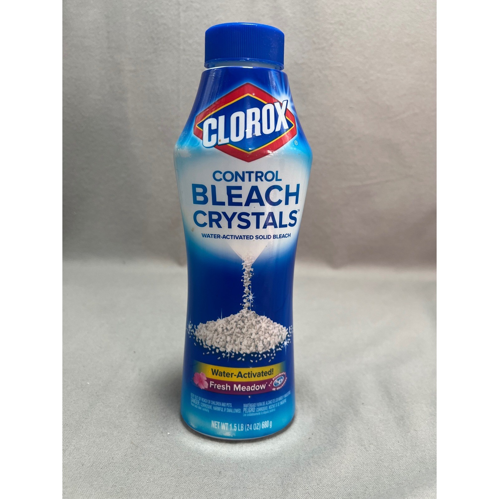 Clorox Control Bleach Crystals Fresh Meadow Discontinued HTF Partially Used 24oz