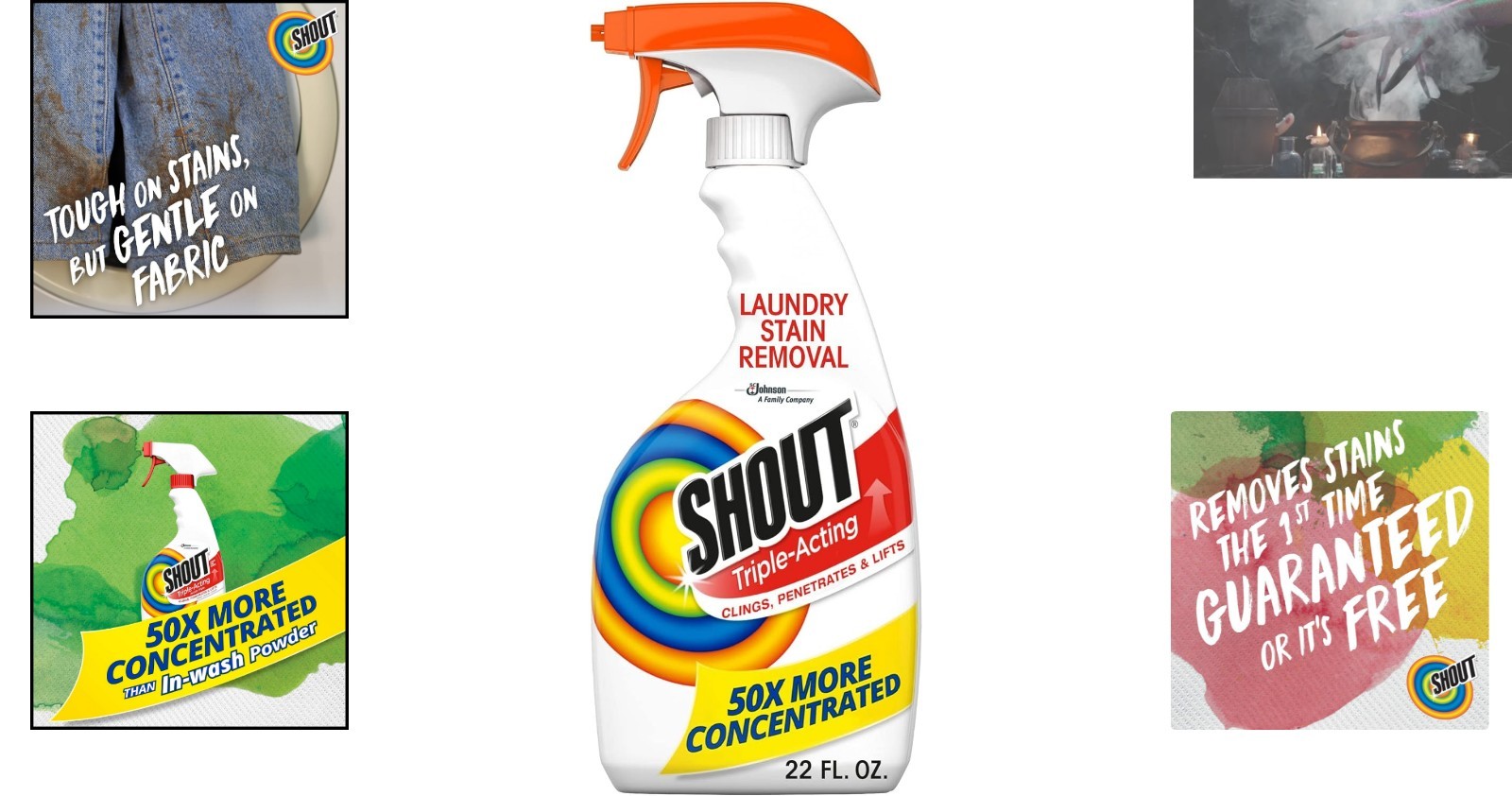 Powerful 22oz Laundry Stain Spray – Clings, Penetrates, and Lifts Stains