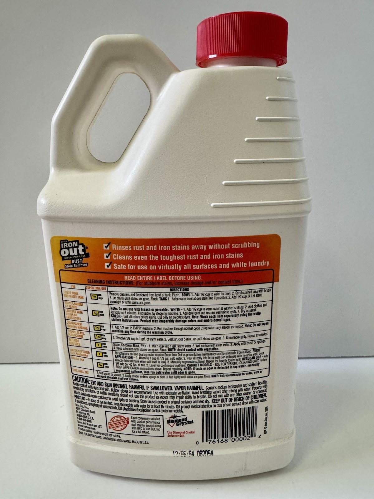 SUPER Iron out LARGE 5LB SUPER IRON OUT POWDER RUST STAIN REMOVER NOS