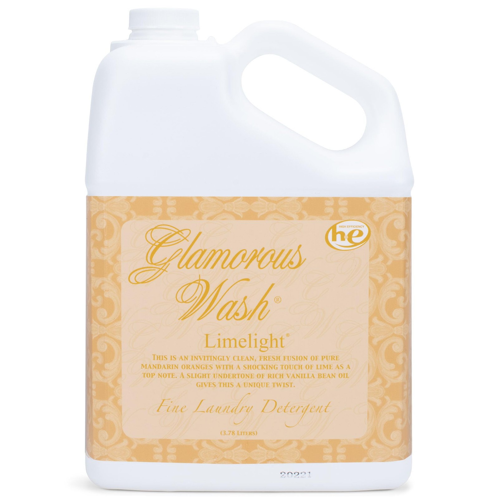 Laundry Detergent 128oz Limelight Glamorous Wash – Fine for Delicate Fabrics