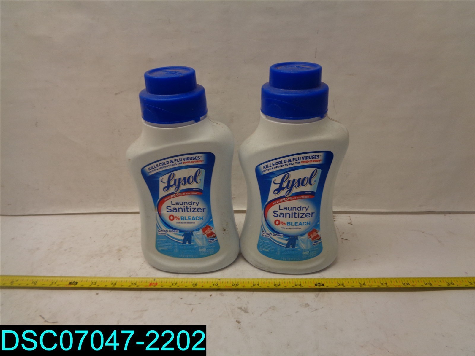 QTY=82oz: (2 x 41oz) Lysol Laundry Additive Crisp Linen Scent 3167195