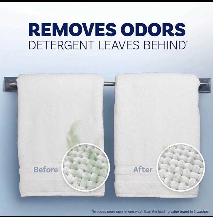 Downy Rinse & Refresh 3x Odor Power – Cool Cotton – 4oz, Travel – Lot of 3
