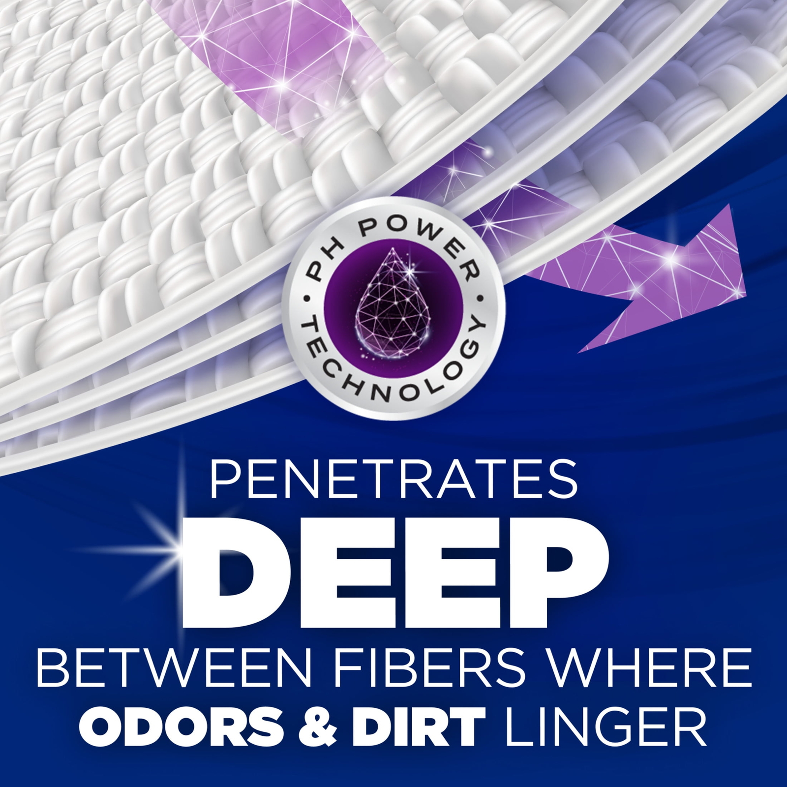 Deep Clean Odor Formula Detergent, Radiant Burst Scent, 150 Fl Oz, 100 Loads