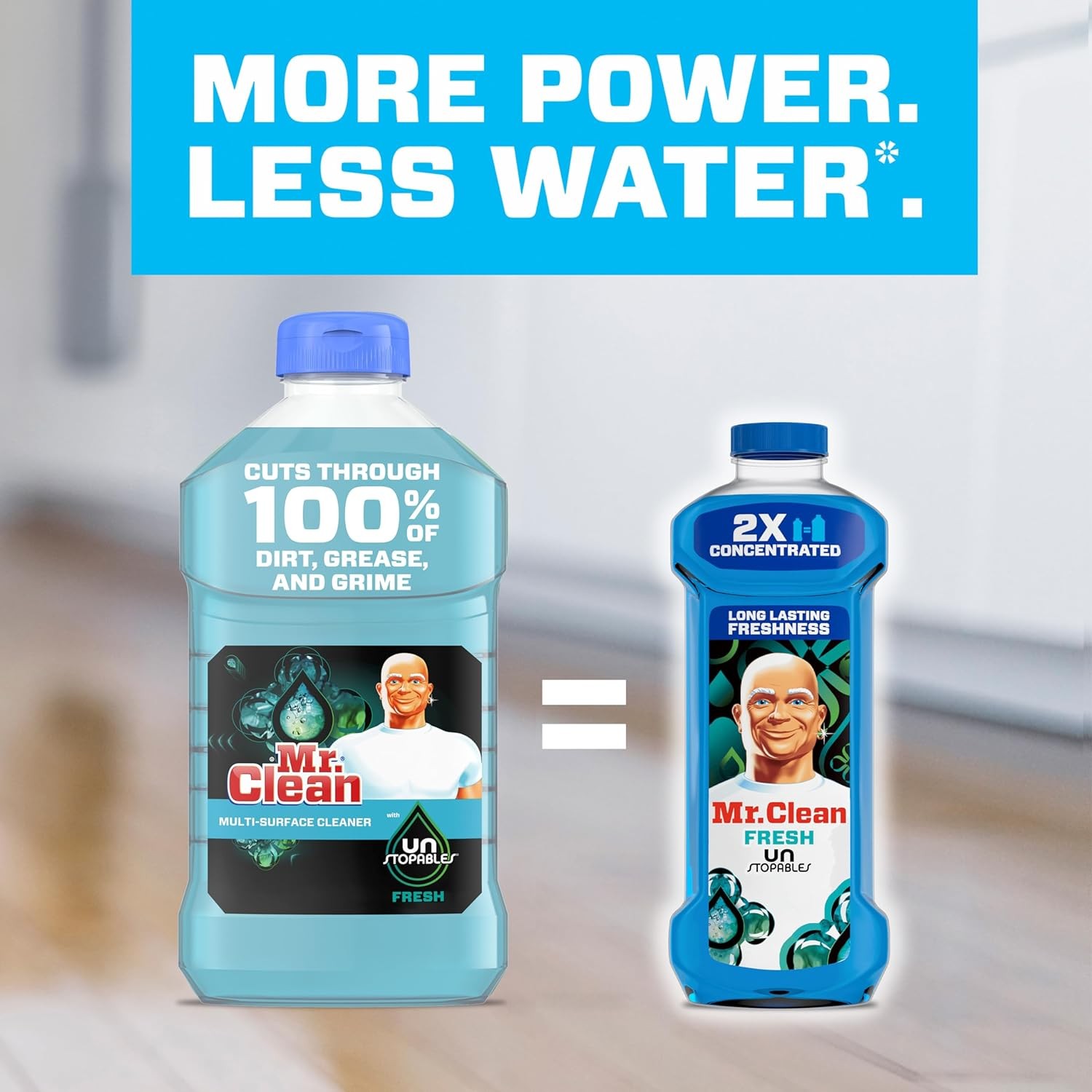 Mr. Clean 2X Concentrated Multi Surface Cleaner with Unstopables Fresh Scent 41