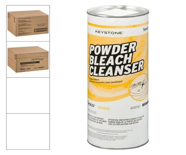 Keystone Cleanser Powder Oxy Bleach Ready To Use 21 OZ/1.3 LBS (12/Case)
