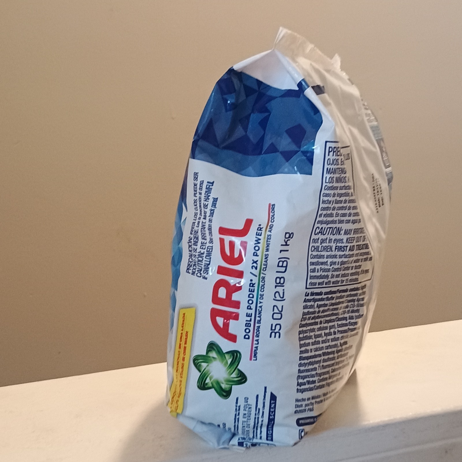 Ariel 2X Power Laundry Detergent Powder Original Scent 1kg 22 Loads