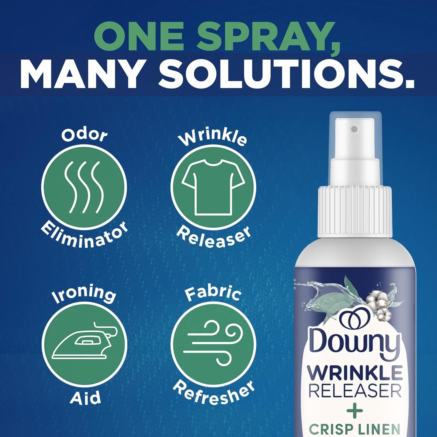 Downy Wrinkle Release Spray 3 Pack with Bonus Bounce Fabric Softener Sample