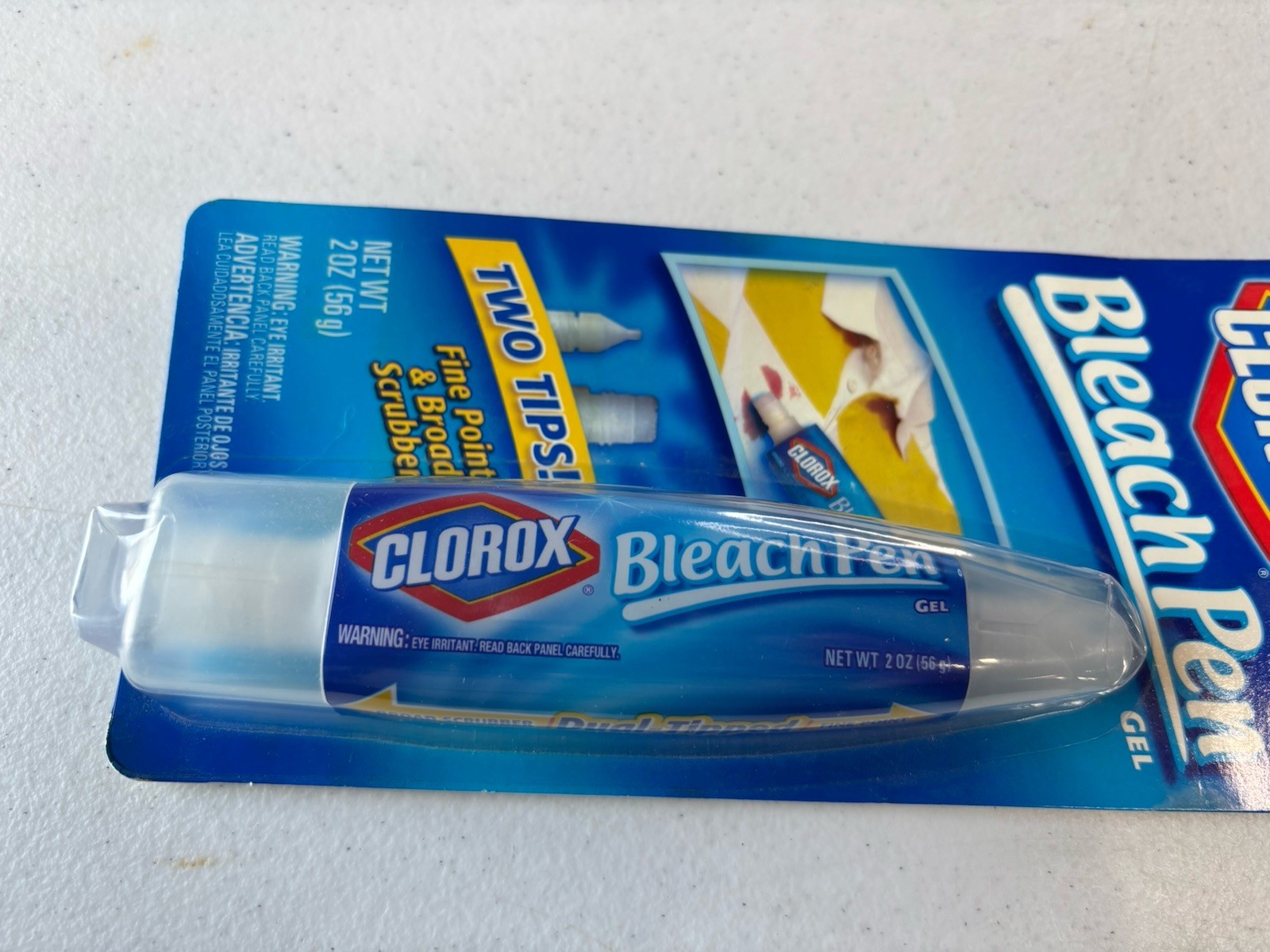 Clorox Bleach Pen Gel for Whites Dual Tipped 2 oz New in Box Discontinued