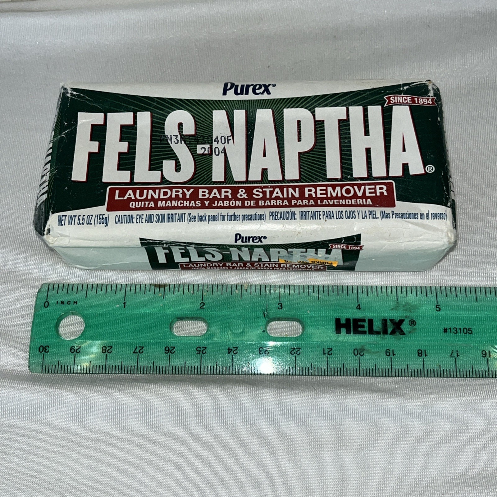PUREX FELS NAPTHA Laundry Cleaning Bar and Stain Remover, 5.5 Ounce