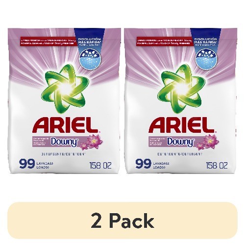 2 pk Ariel with a Touch of Downy Freshness Powder Laundry Detergent,158 oz