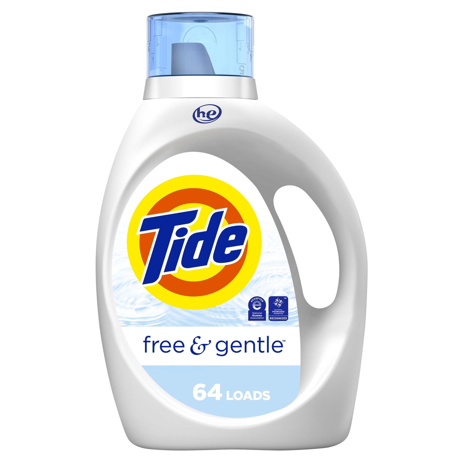 Tide Free And Gentle Liquid Laundry Detergent 84 Fl Oz Hypoallergenic Clean