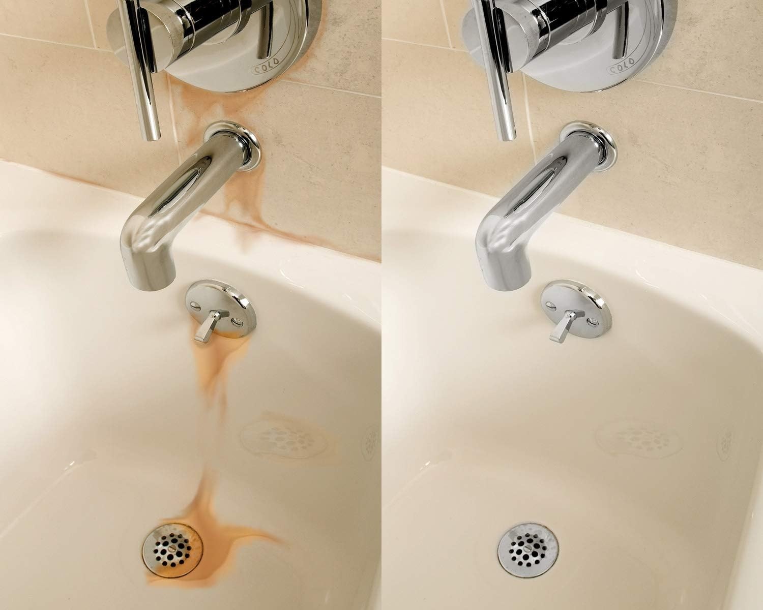 Powder Rust Stain Remover, Remove and Prevent Rust Stains in Bathrooms, Kitch…