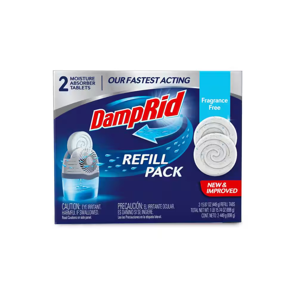 15.8 Oz. Fragrance Free Drop-In Tab Moisture Absorber Refills (2-Pack)