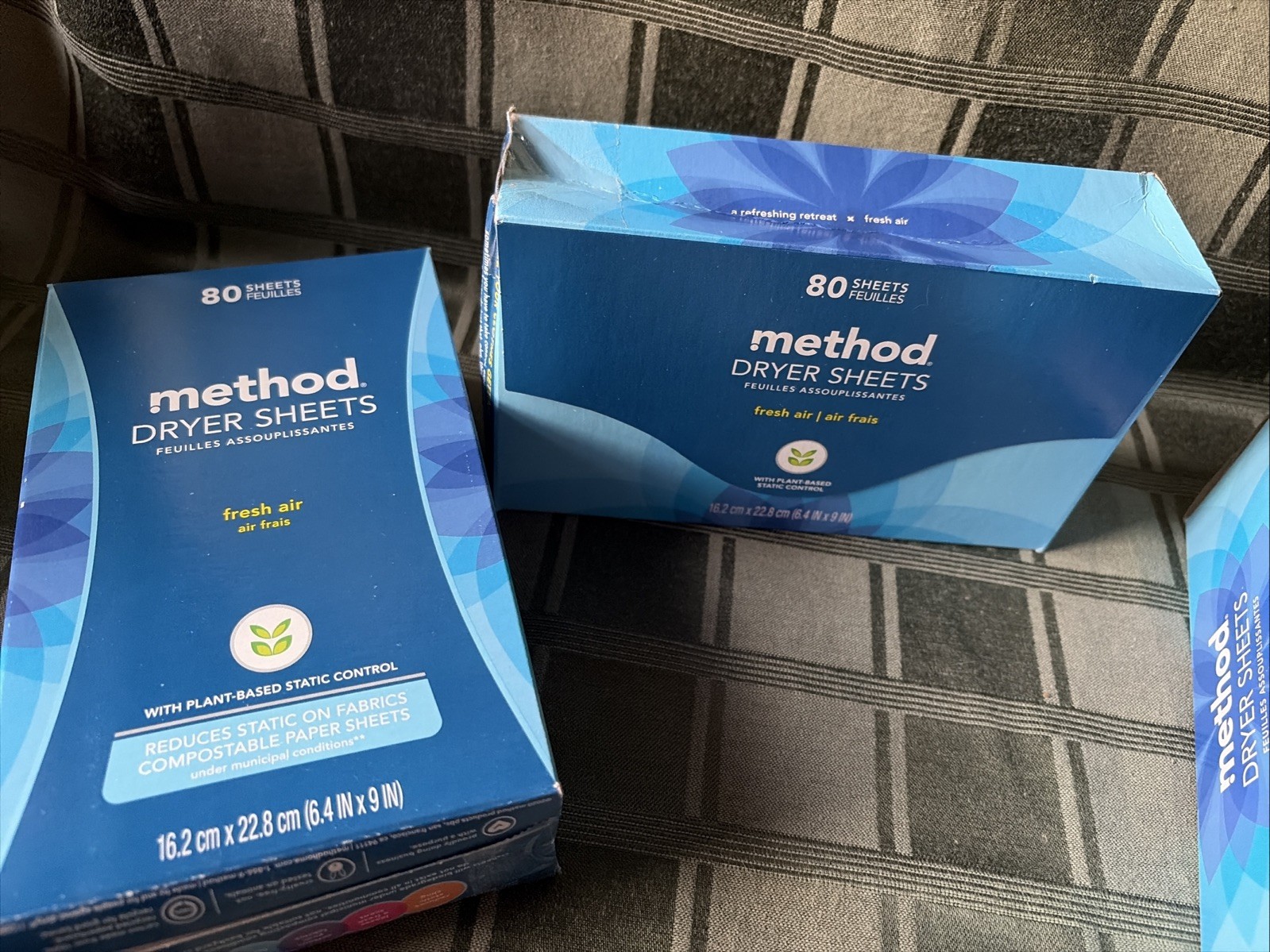 💨 Method Dryer Sheets – Fresh Air – 80 Count 🌺