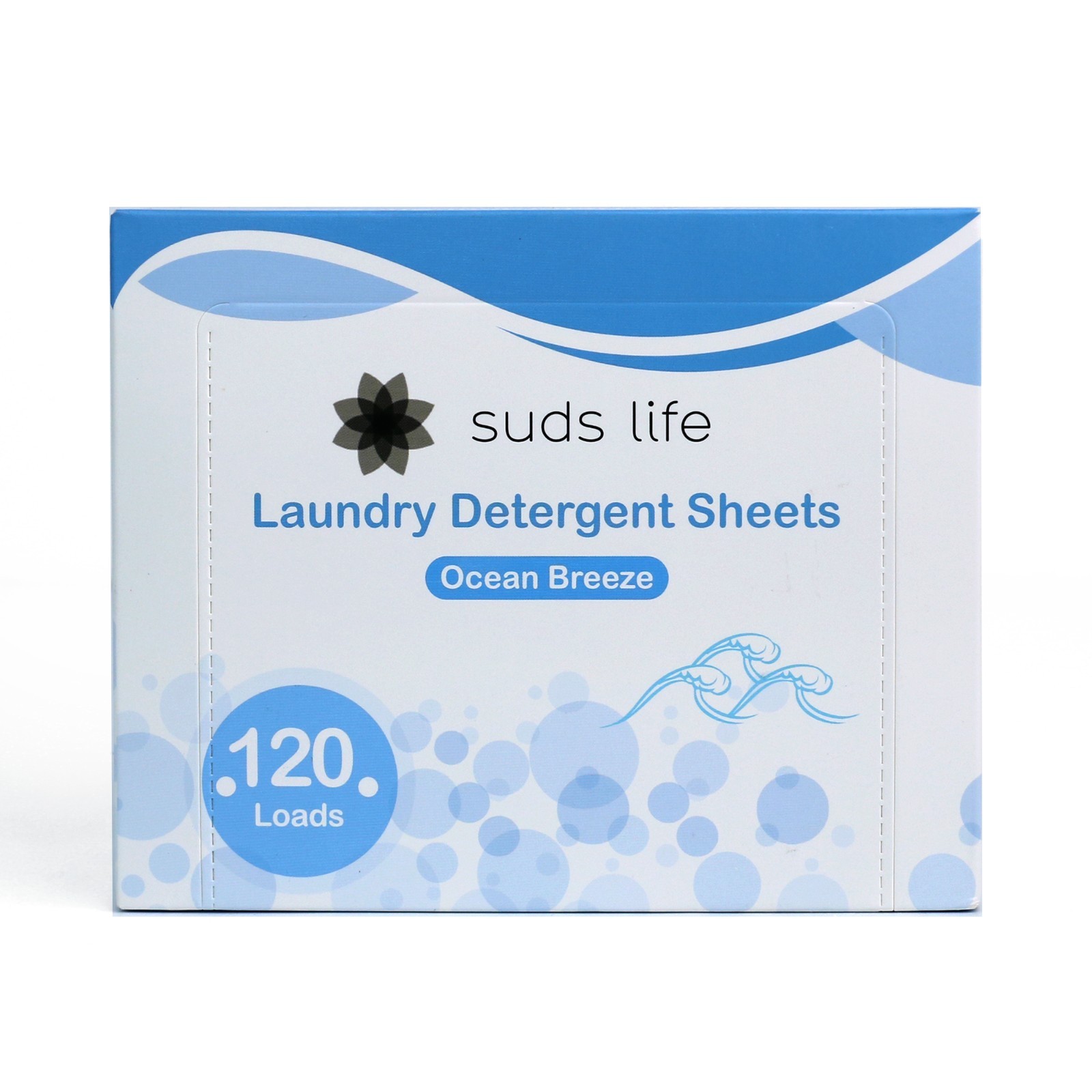 Suds Life Portable Laundry Detergent 60 Sheets (Up to120 Loads) (Lavender)
