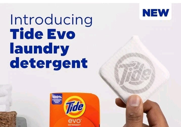 2 Tide Evo Laundry Detergent Tiles 22ct Original Scent Concentrated Discontinued