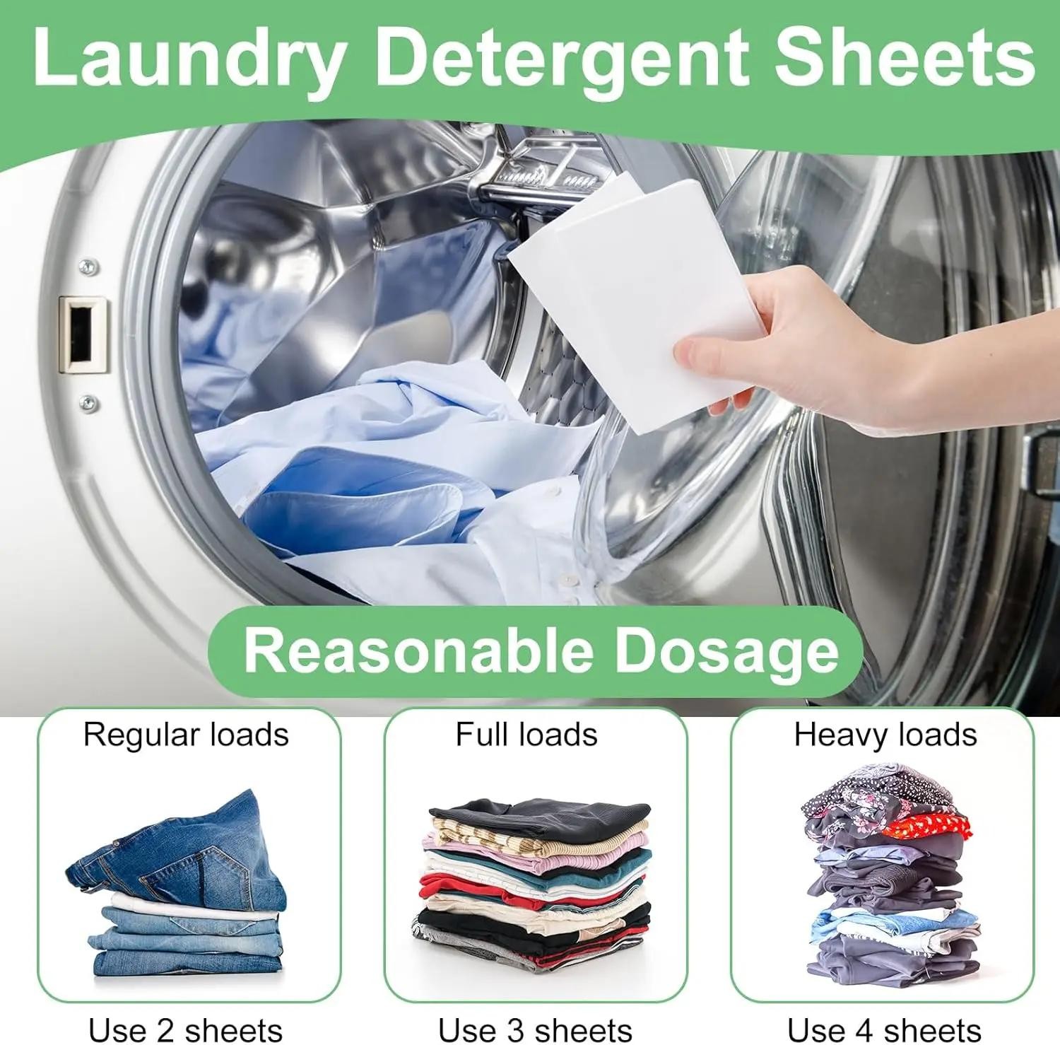 100/10pcs Laundry Color Absorbing Paper Anti-dyeing Laundry Tablets for Washing